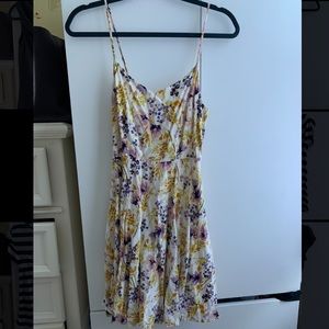 Floral spaghetti strap mini dress